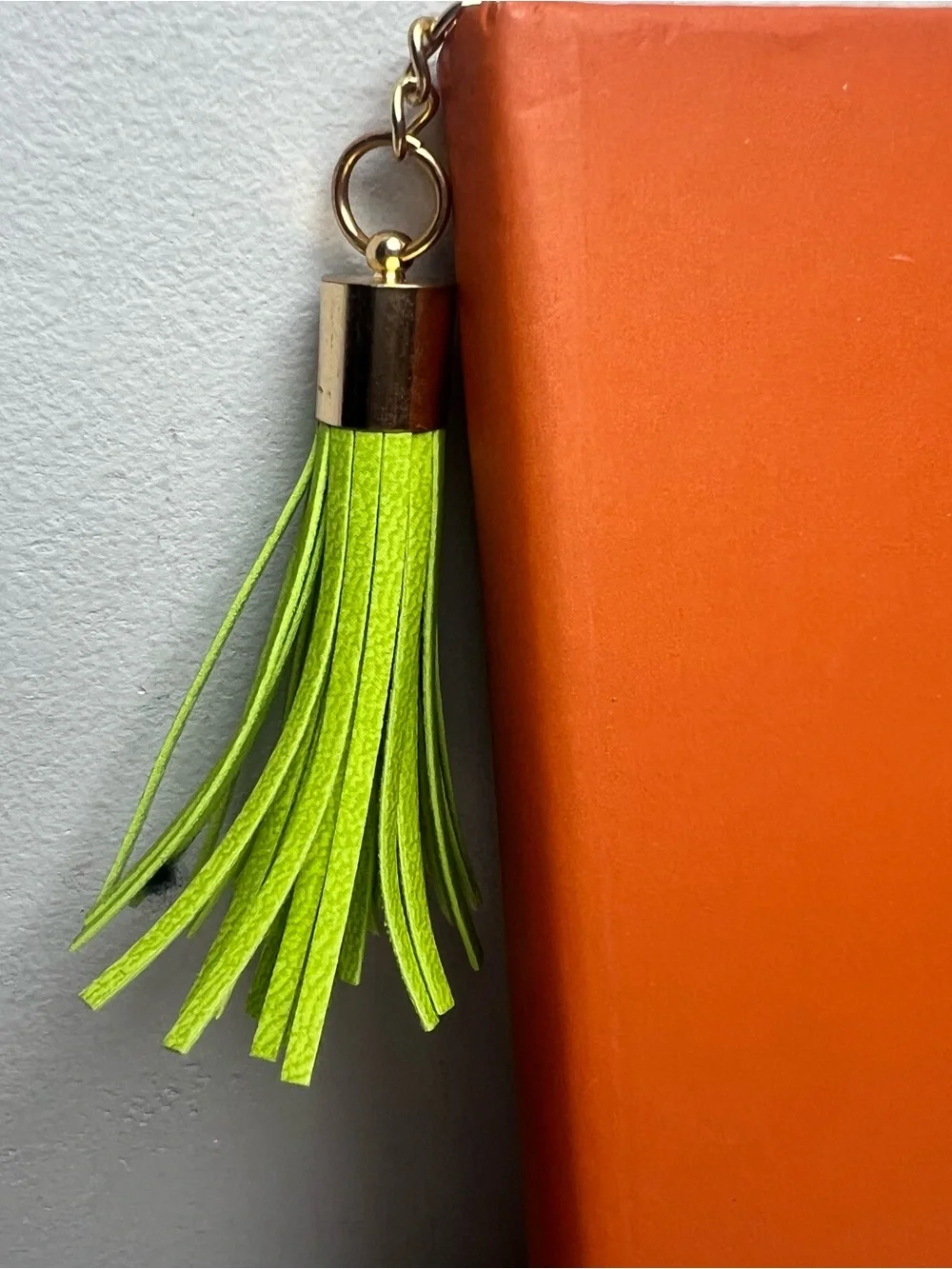 Opalhouse Orange ‘T’ Notebook with Lime Accents